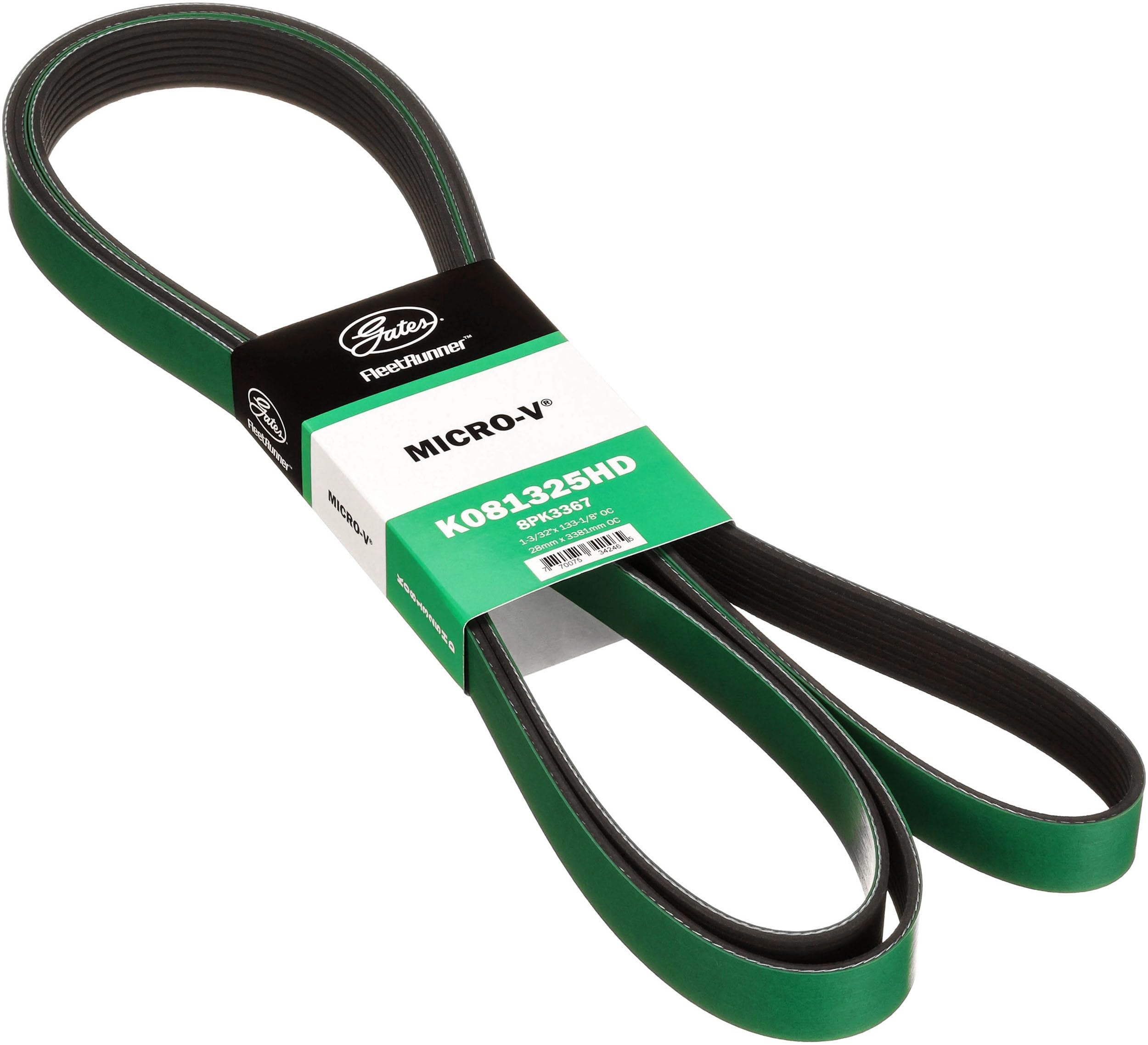 Amazon.com: Gates K081325HD Fleet Runner Heavy Duty Micro V